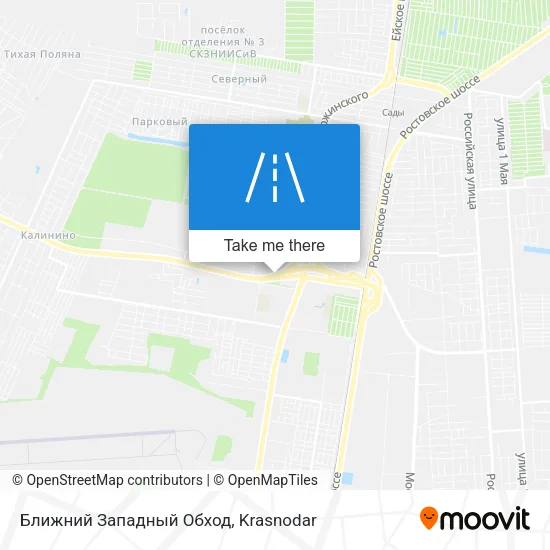 Ближний Западный Обход map