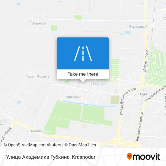 Улица Академика Губкина map