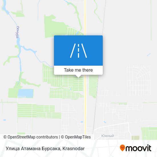 Улица Атамана Бурсака map