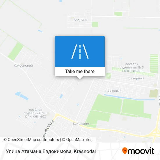 Улица Атамана Евдокимова map