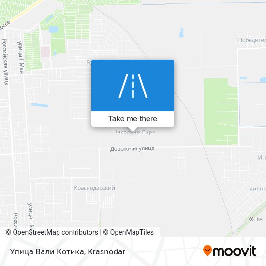 Улица Вали Котика map