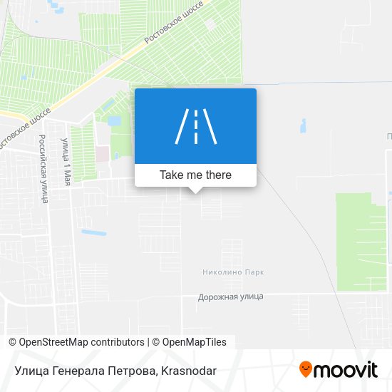 Улица Генерала Петрова map