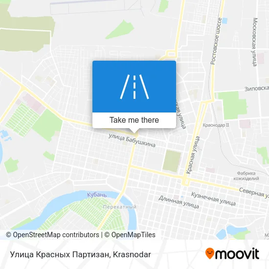 Улица Красных Партизан map