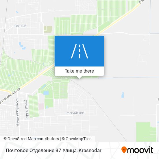 Почтовое Отделение 87 Улица map