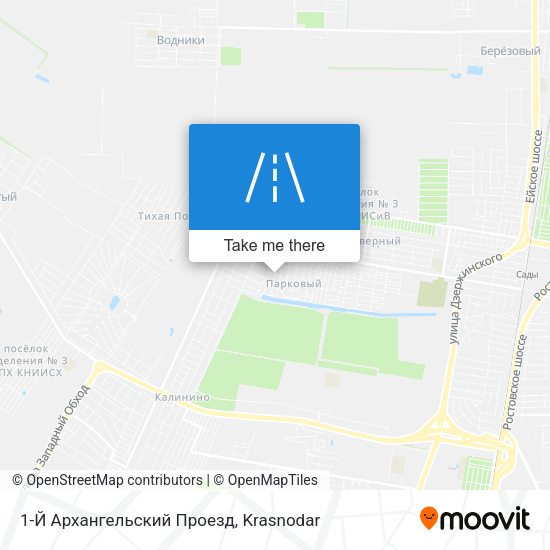1-Й Архангельский Проезд map