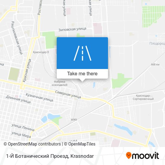 1-Й Ботанический Проезд map