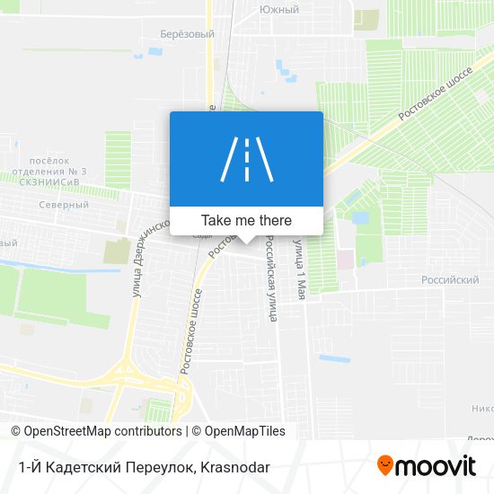 1-Й Кадетский Переулок map
