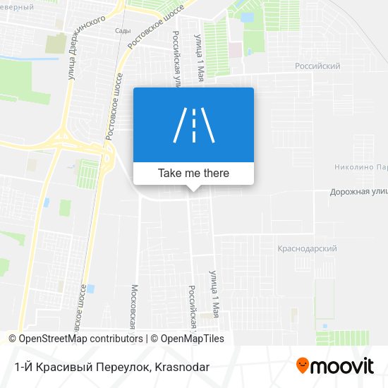 1-Й Красивый Переулок map