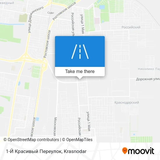 1-Й Красивый Переулок map