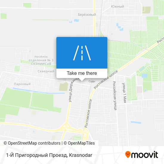 1-Й Пригородный Проезд map