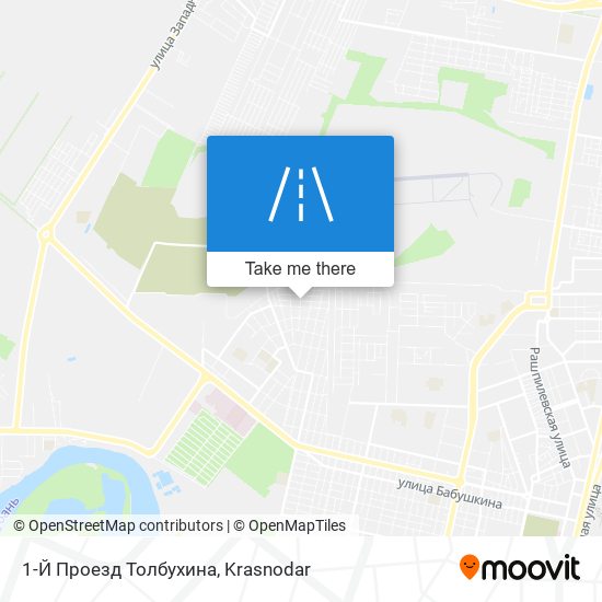 1-Й Проезд Толбухина map