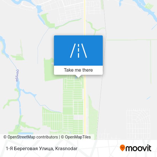 1-Я Береговая Улица map