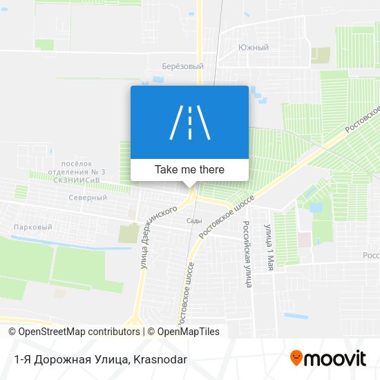 1-Я Дорожная Улица map