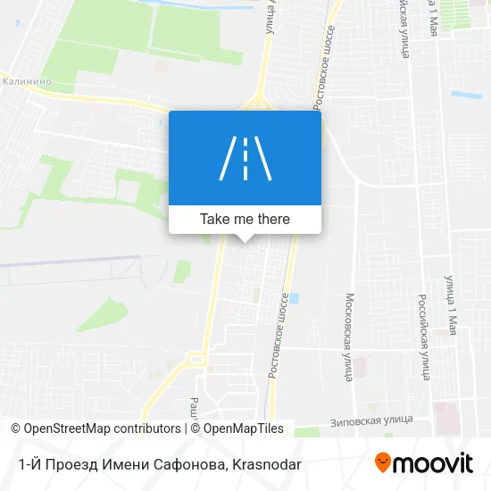1-Й Проезд Имени Сафонова map