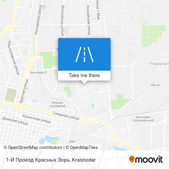 1-Й Проезд Красных Зорь map