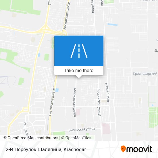 2-Й Переулок Шаляпина map