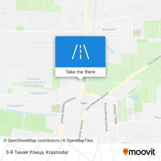 3-Я Тихая Улица map