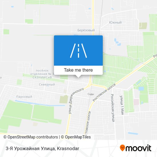3-Я Урожайная Улица map