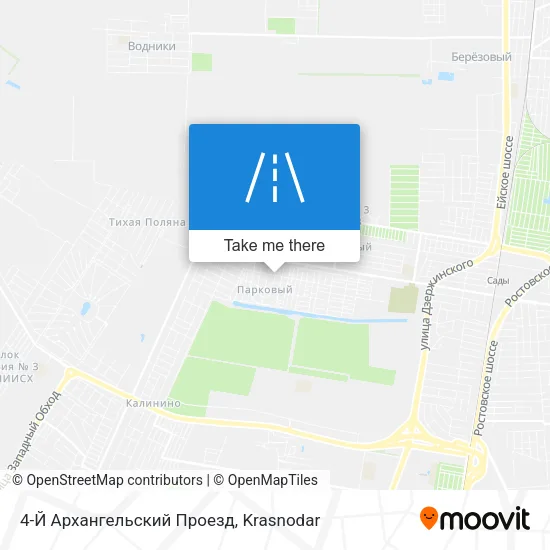 4-Й Архангельский Проезд map