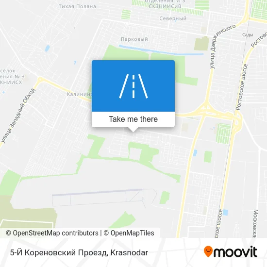 5-Й Кореновский Проезд map