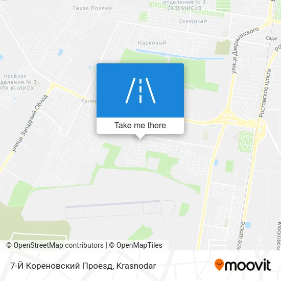 7-Й Кореновский Проезд map