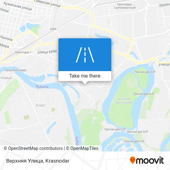 Верхняя Улица map