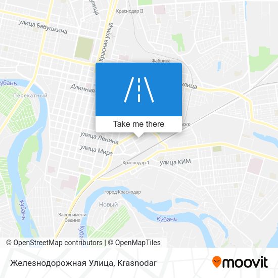 Железнодорожная Улица map