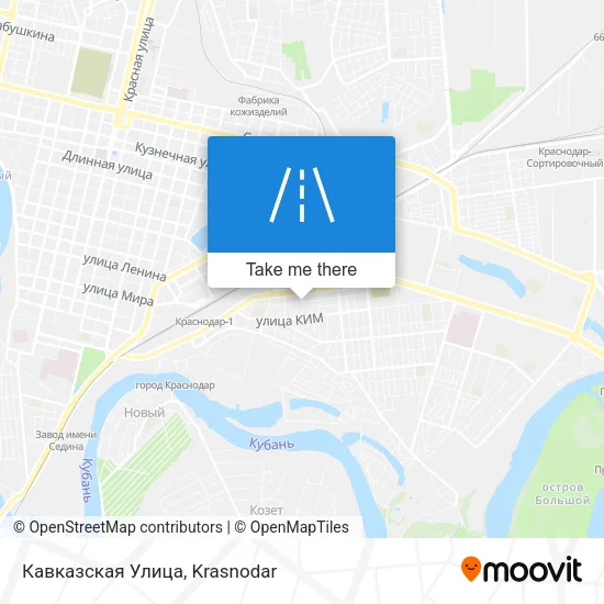 Кавказская Улица map