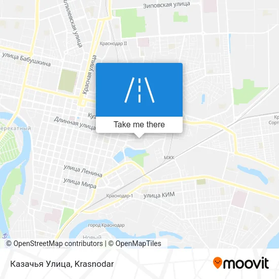 Казачья Улица map