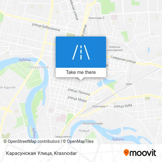 Карасунская Улица map