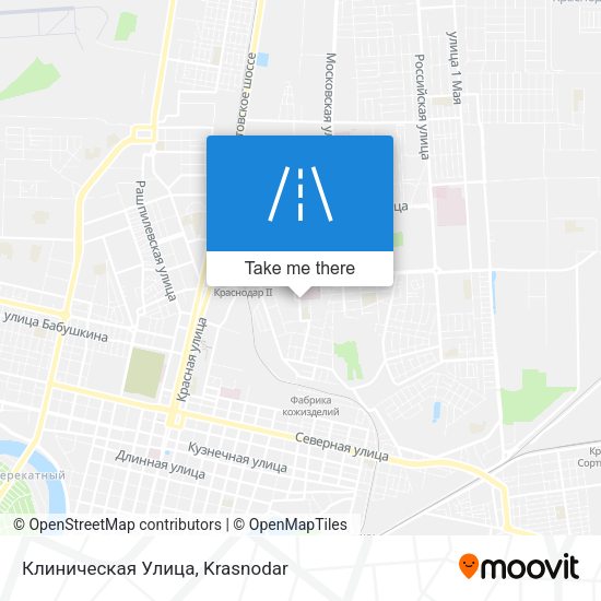 Клиническая Улица map