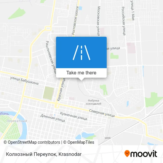 Колхозный Переулок map