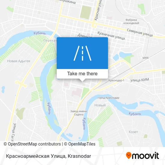 Красноармейская Улица map