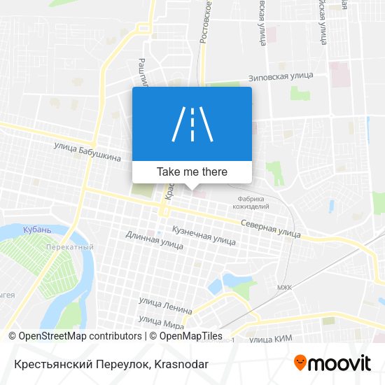 Крестьянский Переулок map