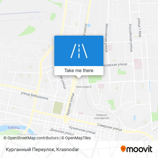 Курганный Переулок map