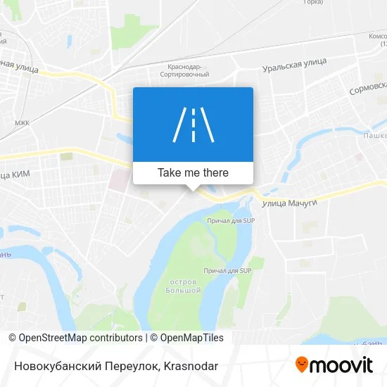 Новокубанский Переулок map