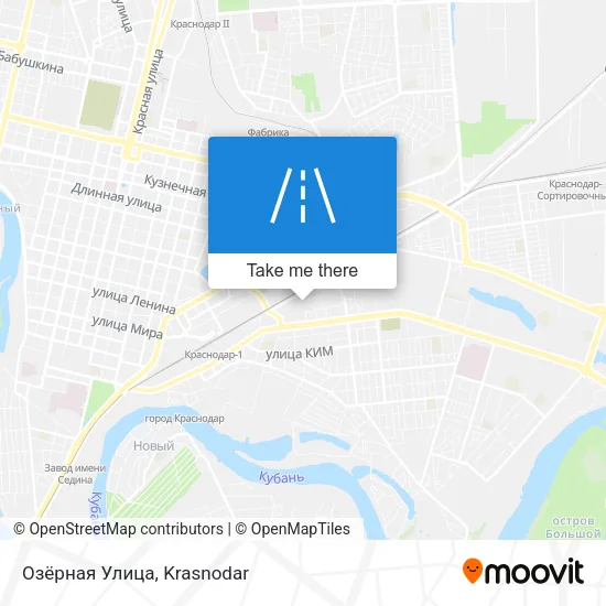 Озёрная Улица map