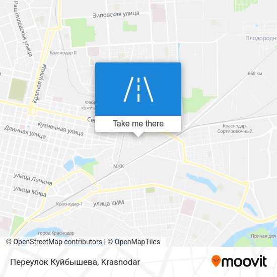 Переулок Куйбышева map