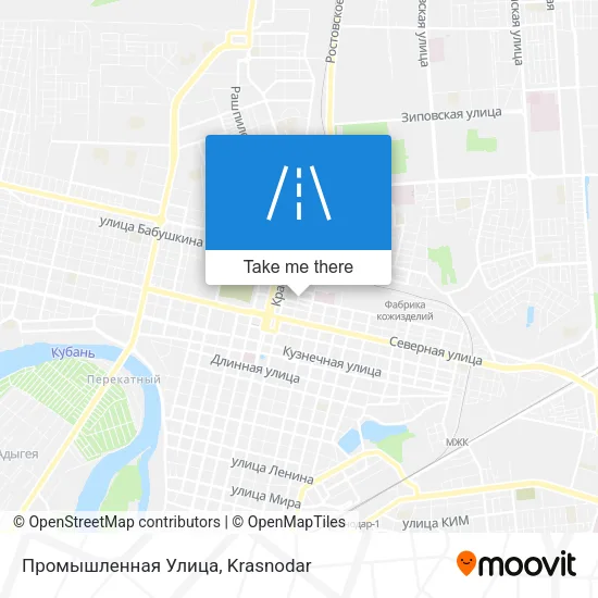 Промышленная Улица map