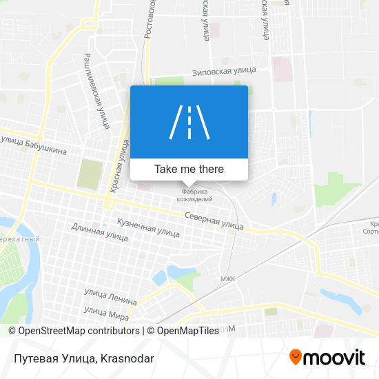 Путевая Улица map