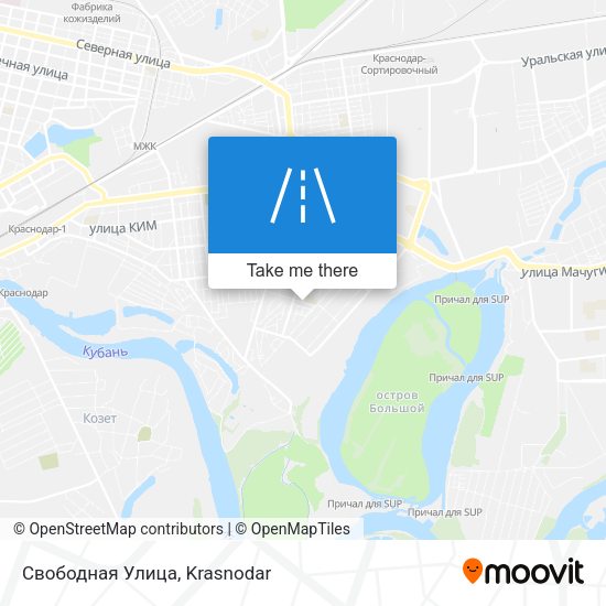 Свободная Улица map