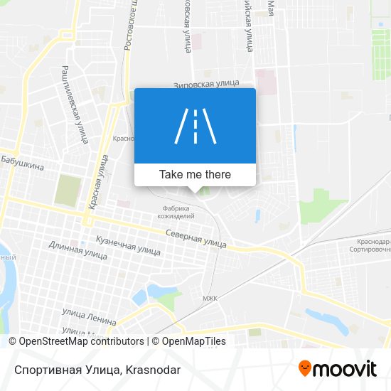 Спортивная Улица map
