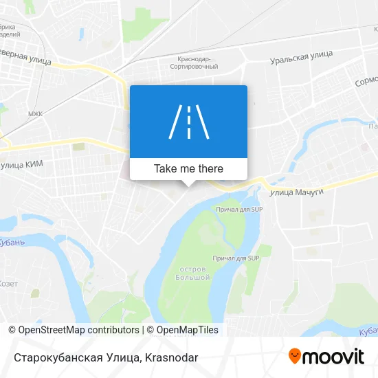 Старокубанская Улица map