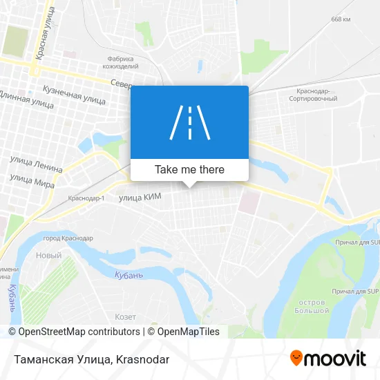 Таманская Улица map