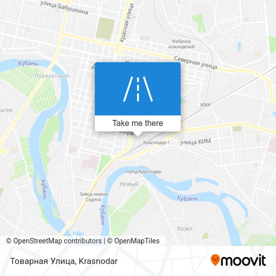 Товарная Улица map