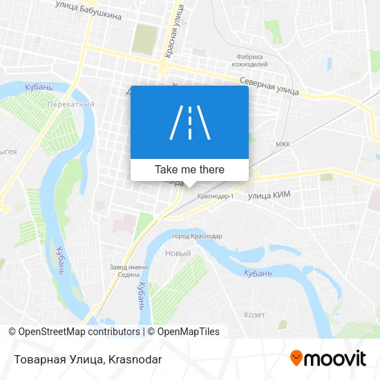 Товарная Улица map