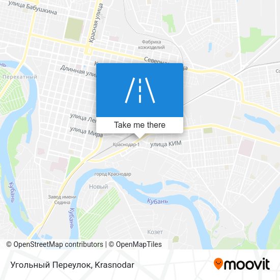 Угольный Переулок map