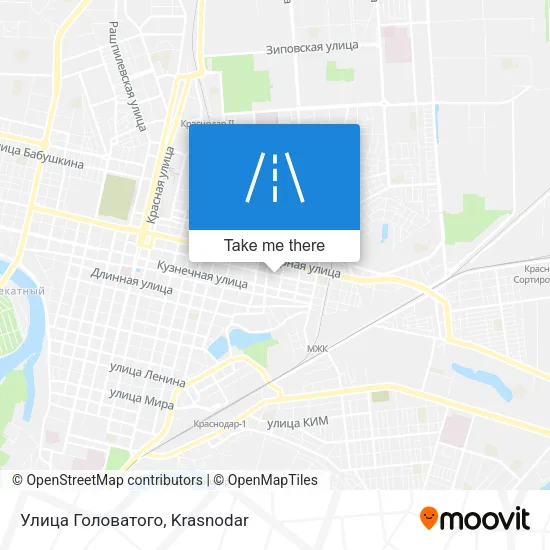Улица Головатого map