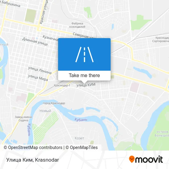 Улица Ким map