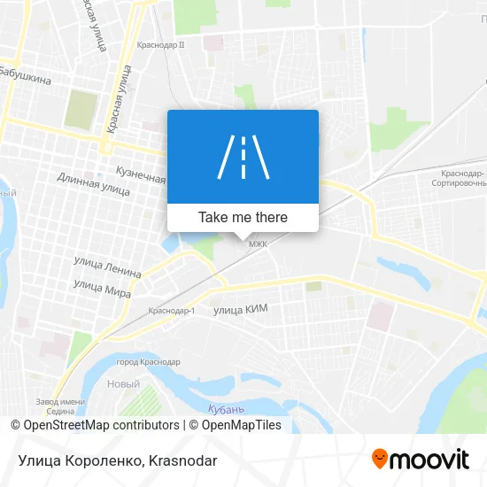 Улица Короленко map